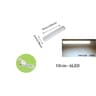 PIR Motion Sensor LED Under Cabinet Light Bar Dimmable Rechargeable Closet  Staircase Safety Lamp 8