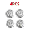 Touch Control Battery Powered LED Puck Night Light For Cabinets  Bedroom 6