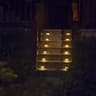 Stainless Steel Outdoor Solar Fence  Step Light For Patio  Wall 6