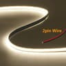 FlexCut COB LED Strip Light High Density 400LEDsm Tape With DC Plug  Wire 6