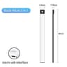 3in1 Color Motion Sensor LED Cabinet Light Bar USB Rechargeable 10cm50cm 13