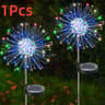 Solar Outdoor Firework LED Stake Light 8 Lighting Modes  IP65 Waterproof 7