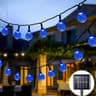 Solar Crystal Bubble Ball String Lights 200 LEDs With 8 Lighting Modes 7