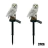 Waterproof Outdoor Solar Owl Garden Lamp LED Stake Decoration Light 8