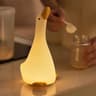 Cute Duck Silicone TouchControl LED Nursery Night Light USB Rechargeable 6