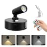 Rechargeable Motion Sensor LED Wall Spotlight With Remote Control Art  Cabinet Light 6