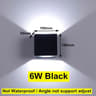 IP65 Waterproof Aluminum Cube LED Wall Lamp Adjustable 6W12W Indoor  Outdoor Surface Mount Sconce 7