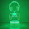 3D Optical Illusion Gaming Headset LED Lamp MultiColor Game Zone Desk Nightlight 5