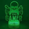 3D Optical Illusion Gaming Headset LED Lamp MultiColor Game Zone Desk Nightlight 16