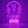 3D Optical Illusion Gaming Headset LED Lamp MultiColor Game Zone Desk Nightlight 11