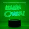3D Optical Illusion Gaming Headset LED Lamp MultiColor Game Zone Desk Nightlight 24