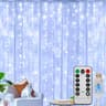 USB LED Remote Control Aesthetic Curtain Fairy Lights For Room Decor 7