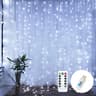 USB Dimmable 300600LED Curtain Fairy Lights With Remote  Timer For Wall  Party Decor 7