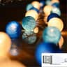 Handcrafted Cotton Thread Ball LED String Lights 102030 LEDs For Bedroom  Party Decor 12