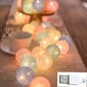 Handcrafted Cotton Thread Ball LED String Lights 102030 LEDs For Bedroom  Party Decor 14