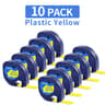 MultiPack Compatible Dymo LetraTag 12mm Label Tape Refills 8