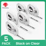 5Pack 12mm Compatible Label Tape Refills For Phomemo P12  Dymo LetraTag LT100H 7