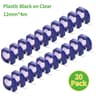 12mm Plastic Label Tape Cartridges Compatible For Dymo LetraTag LT100H 200B QX50 10