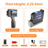 Cenliro CL10B Handheld Inkjet Printer  Portable 127mm TIJ Batch Coding Machine 10