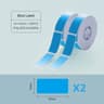NIIMBOT B18 Thermal Transfer Color Label Tape Cartridges 14x30mm Series 9