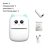Portable Mini Thermal Printer HD Picture Label Receipt  Note Maker For Home  Office Gift 9