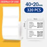 NIIMBOT B1 B21 B203  B3S Cartoon Pattern Thermal Label Roll Waterproof Stickers For Smart Label Pri 6