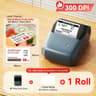 NIIMBOT B1 Pro Label Printer 300 DPI HighDefinition Red  Black Color Direct Thermal SelfAdhesive Ma 10