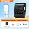DETONGER DP230S 64mm Portable Smart Thermal Label Printer Wireless Bluetooth Barcode QR Code Cable  9