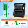 DETONGER DP230S 64mm Portable Smart Thermal Label Printer Wireless Bluetooth Barcode QR Code Cable  19