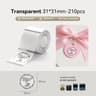 NIIMBOT Transparent SelfAdhesive Thermal Label Rolls 30mm50mm For NIIMBOT B1 B21S B21PRO B3S  B203  6