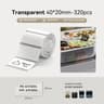 NIIMBOT Transparent SelfAdhesive Thermal Label Rolls 30mm50mm For NIIMBOT B1 B21S B21PRO B3S  B203  7