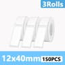 Marklife White SelfAdhesive Thermal Label Paper Roll Set Compatible With Marklife P15 P12 P11 D30   8