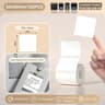 NIIMBOT Full White Series SelfAdhesive Thermal Label Rolls 2050mm For NIIMBOT B21 B1  B3S Printers 14