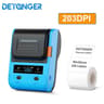 DETONGER 300DPI DP230S DP30S Wireless Mobile Thermal Label Printer Barcode Maker For Android  IOS 6