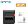DETONGER 300DPI DP230S DP30S Wireless Mobile Thermal Label Printer Barcode Maker For Android  IOS 8