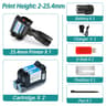 NonEncrypted Handheld Inkjet Printer Gun 127mm TIJ Coder With QuickDrying Ink 8