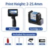 DCODE 1755PLUS1 254mm Portable Handheld Inkjet Printer Large Format Batch Coding Machine For QR Bar 8