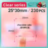 NIIMBOT Transparent SelfAdhesive Thermal Label Paper Clear Round Stickers For B1  B21 Printers 9