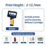 EURANNIT E19 127mm Handheld Thermal Inkjet Printer Portable Coding Machine For Expiry Date  QR Barc 6