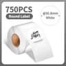 Phomemo Waterproof White Round Thermal Label Stickers For PM241 PM246S  D520 Label Printers 11