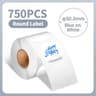 Phomemo Waterproof White Round Thermal Label Stickers For PM241 PM246S  D520 Label Printers 18