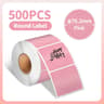 Phomemo Waterproof White Round Thermal Label Stickers For PM241 PM246S  D520 Label Printers 22