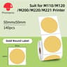 Phomemo MultiPurpose Thermal Labels For M110 M200  M220 Printers  Adhesive Round  Square Printable  23