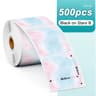Phomemo PM241 Thermal Labels Round Square Rainbow Sticker Paper For DIY Logo Design  Address Tags 8
