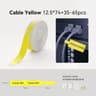 Official Niimbot D110  D11 Waterproof Thermal Label Rolls White Color Cable Sticker Tape 10