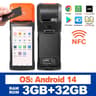 Android PDA Terminal POS Machine 50 Touch Screen Builtin 58mm Thermal Printer WiFi GPS 11