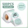 Phomemo 5001000 Pcs Round Thermal Label Paper Waterproof Stickers For 241 Printer 14