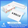 A4 Thermal Paper Rolls 210mm Continuous White Print Paper Compatible With M832 Portable Printer 10