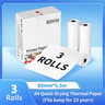 A4 Thermal Paper Rolls 210mm Continuous White Print Paper Compatible With M832 Portable Printer 6