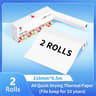 A4 Thermal Paper Rolls 210mm Continuous White Print Paper Compatible With M832 Portable Printer 9